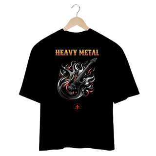 Nome do produto Camiseta Oversized Heavy Metal Flames