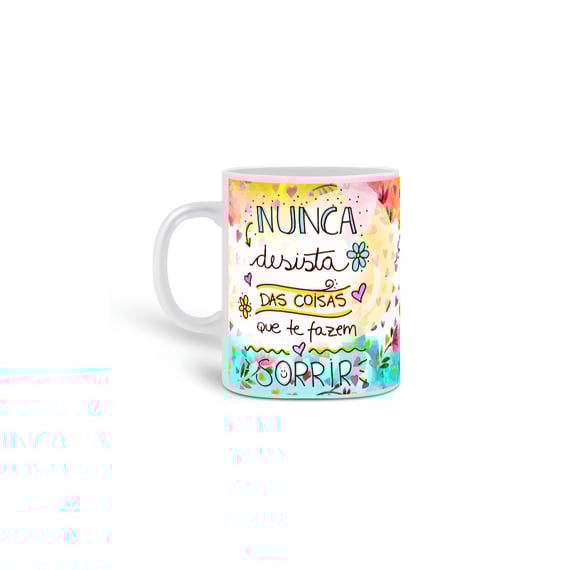 Caneca Nunca Desista