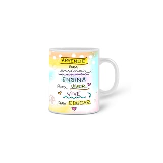 Nome do produto Caneca Aprender para ensinar