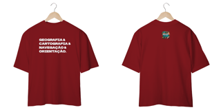 Nome do produto Camiseta Geografia Oversized