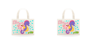 Nome do produto Ecobag Pig Pong e Marino