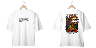 Nome do produtoCamiseta Oversized Jamaica – Som da Fumaça e Reggae na Mente