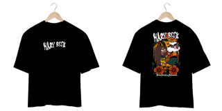 Nome do produtoCamiseta Oversized Jamaica – Som da Fumaça e Reggae na Mente