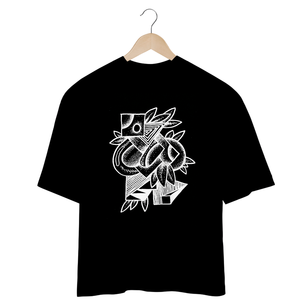 Nome do produto: Camiseta Oversized - Formas Obtusas