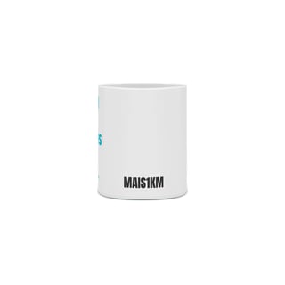Nome do produto Caneca Slow Runners Club - Porcelana Branca | Mais1km