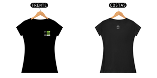 Baby Long 21km Preta – Camiseta Feminina | Algodão Premium