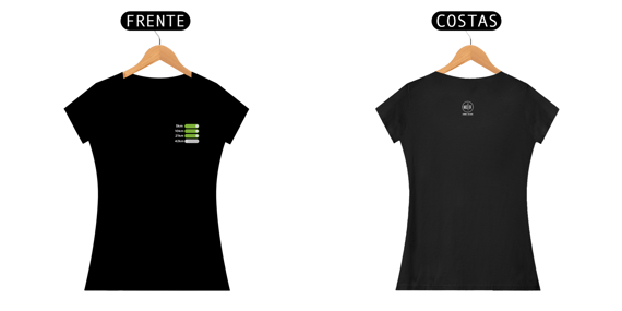 Baby Long 21km Preta – Camiseta Feminina | Algodão Premium