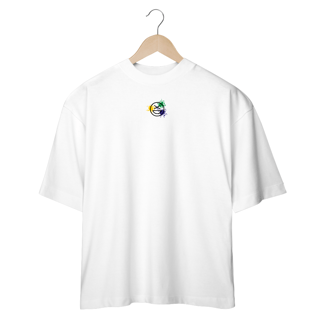 Camiseta Oversize Xisde com Logo nas Cores do Brasil - Streetwear Autêntico Brasileiro