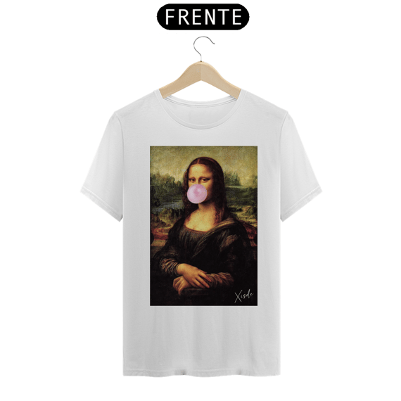 Camiseta NORMAL Xisde MONALISTA COM CHICLETE