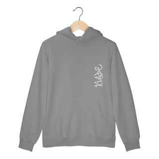 Nome do produto Moletom Xisde com Logo Lateral em Grafite - Streetwear Autêntico Brasileiro