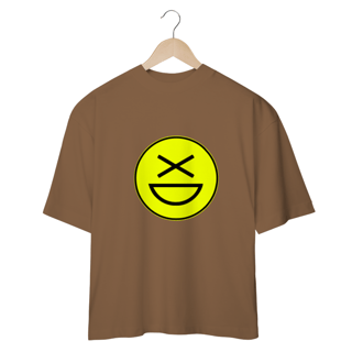 Nome do produto Camiseta Oversize Xisde com Logo Amarelo - Streetwear Brasileiro Autêntico