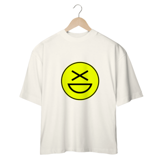 Nome do produto Camiseta Oversize Xisde com Logo Amarelo - Streetwear Brasileiro Autêntico