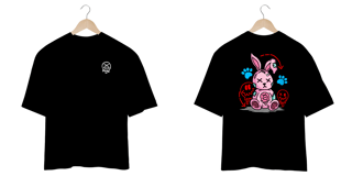 Nome do produto camisa oversized - ursinho de pelucia coelho xD