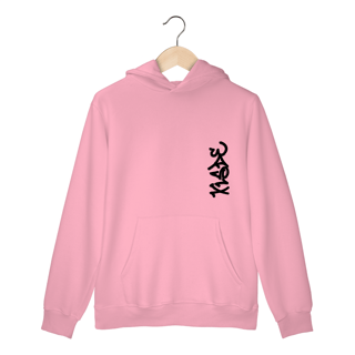 Nome do produto Moletom Xisde com Logo Lateral em Grafite - Streetwear Autêntico Brasileiro