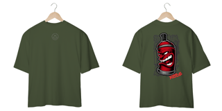Nome do produto Camiseta oversized - Lata de Spray - XISDE