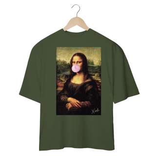 Nome do produto Camiseta oversize - Monalisa com chiclete
