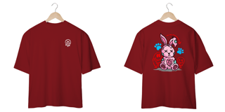 Nome do produto camisa oversized - ursinho de pelucia coelho xD