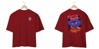 Nome do produto Camisa oversized - frase de avó: mente vazia oficina do diabo