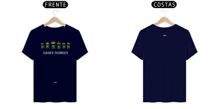 Nome do produto Camiseta Nerd Gases Nobres