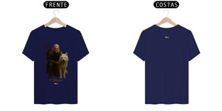 Nome do produto Camiseta o bruxo lobo branco - Inspirado The Witcher