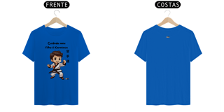 Nome do produto Camiseta - Cuidado meu filho é Karateca