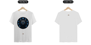 Nome do produto Camiseta medalhão lobo branco - inspirado The Witcher