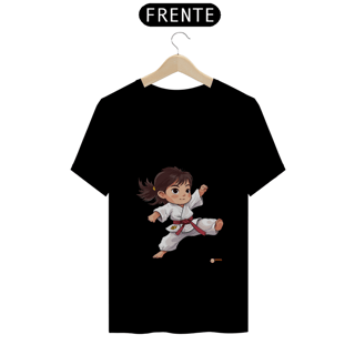 Camiseta - Cuidado minha filha é Karateca