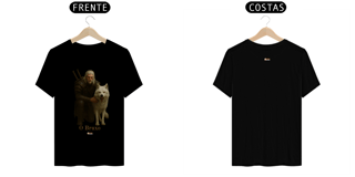 Nome do produto Camiseta o bruxo lobo branco - Inspirado The Witcher