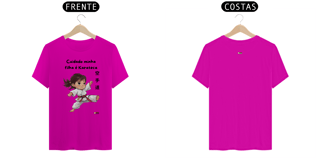 Nome do produto Camiseta - Cuidado minha filha é Karateca