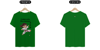 Nome do produto Camiseta - Cuidado minha filha é Karateca
