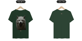 Nome do produto Camiseta lobo branco - Inspirada em The Witcher