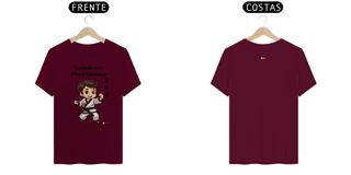 Nome do produto Camiseta - Cuidado meu filho é Karateca