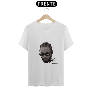 Nome do produto Camiseta Kendrick Lamar - Glasses (branca)