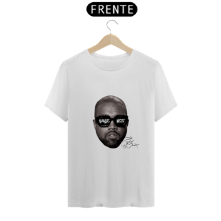Nome do produto Camiseta Kanye West - Glasses (branca)