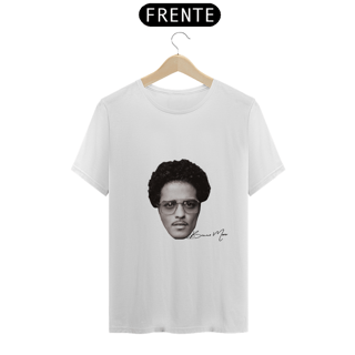 Nome do produto Camiseta Bruno Mars - Faces (branca)