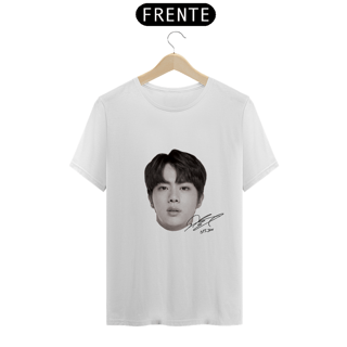 Nome do produto Camiseta BTS - Jin Faces (branca)