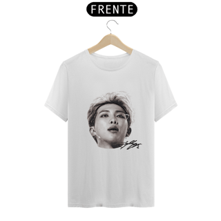 Nome do produto Camiseta BTS - RM Faces (branca)