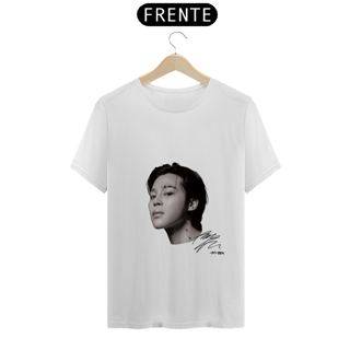 Nome do produto Camiseta BTS - Jimin Faces (branca)