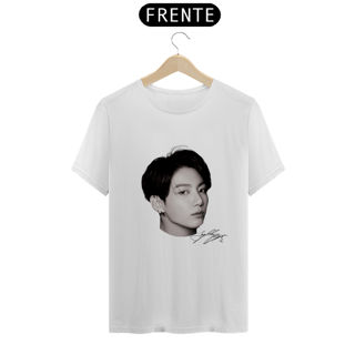 Nome do produto Camiseta BTS - Jung Kook Faces (branca)