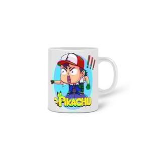 Nome do produto Caneca Pokemon Pikachu Ash e Misty