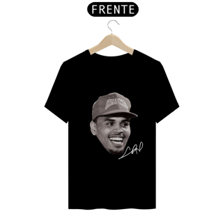 Nome do produto Camiseta Chris Brown - Faces (preta)