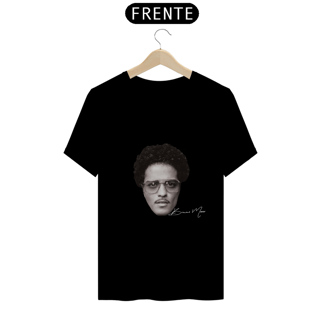Nome do produto Camiseta Bruno Mars - Faces (preta)