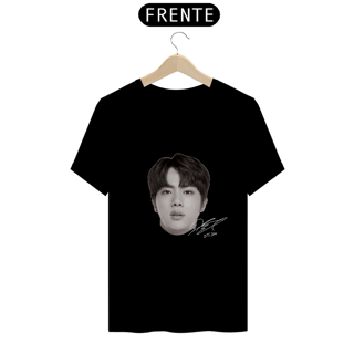 Nome do produto Camiseta BTS - Jin Faces (preta)