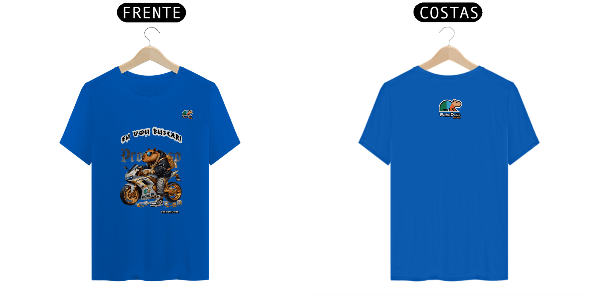 Camiseta Prime, Eu vou buscar, De foguetão prateado, Bicho Doido