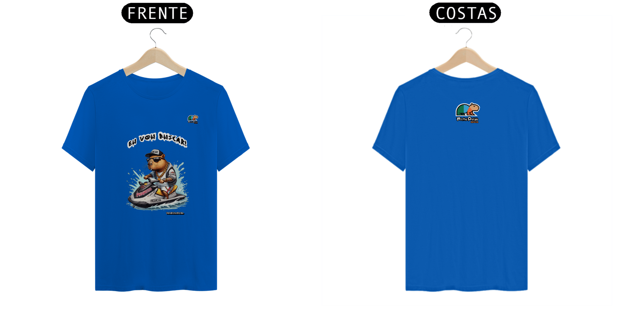 Camiseta Prime, Eu vou buscar, Na onda do Jetsky, Bicho Doido