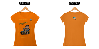 Camiseta Baby Long Quality, Eu vou buscar, No pique da estradeira, Bicho Doido