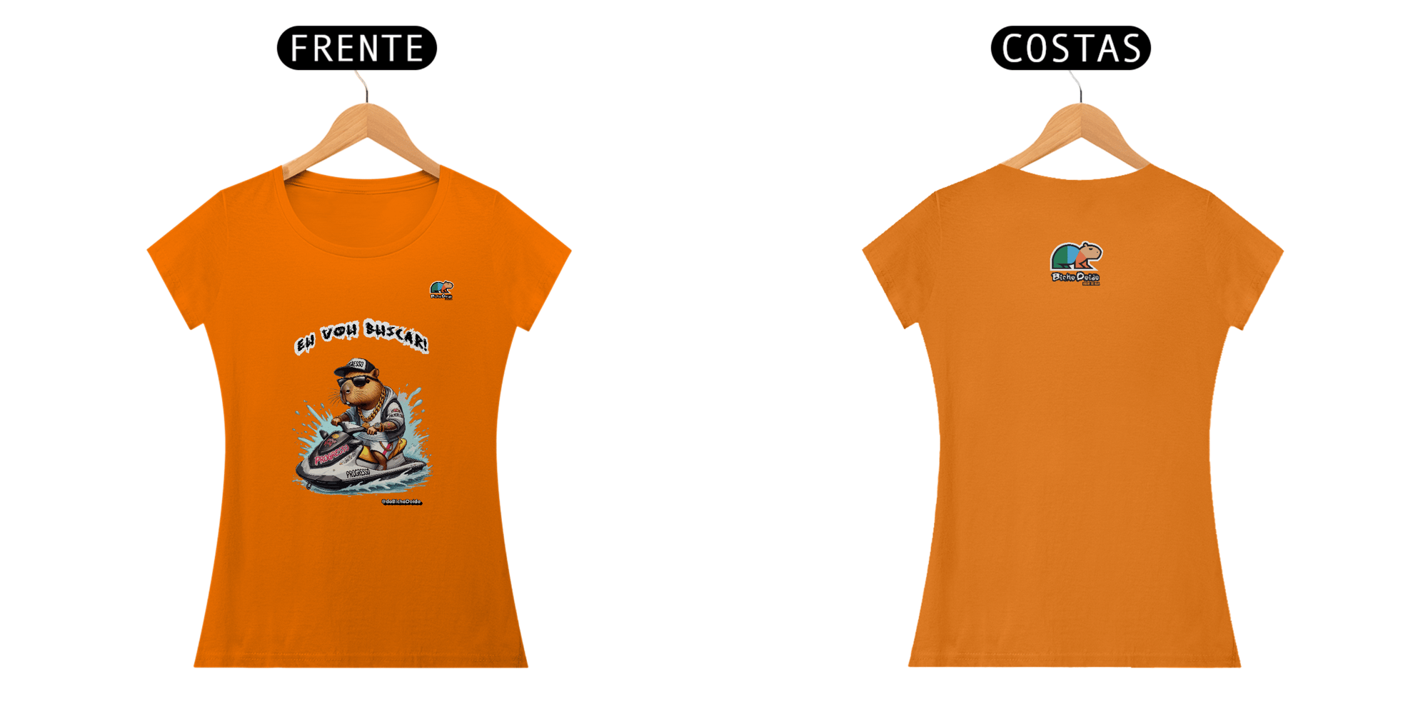 Camiseta Quality, Eu vou buscar, Na onda do jetsky, Doido