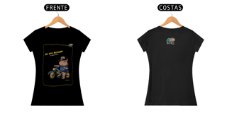 Camiseta Baby Long Prime, Eu vou buscar, No pique da estradeira, Bicho Doido