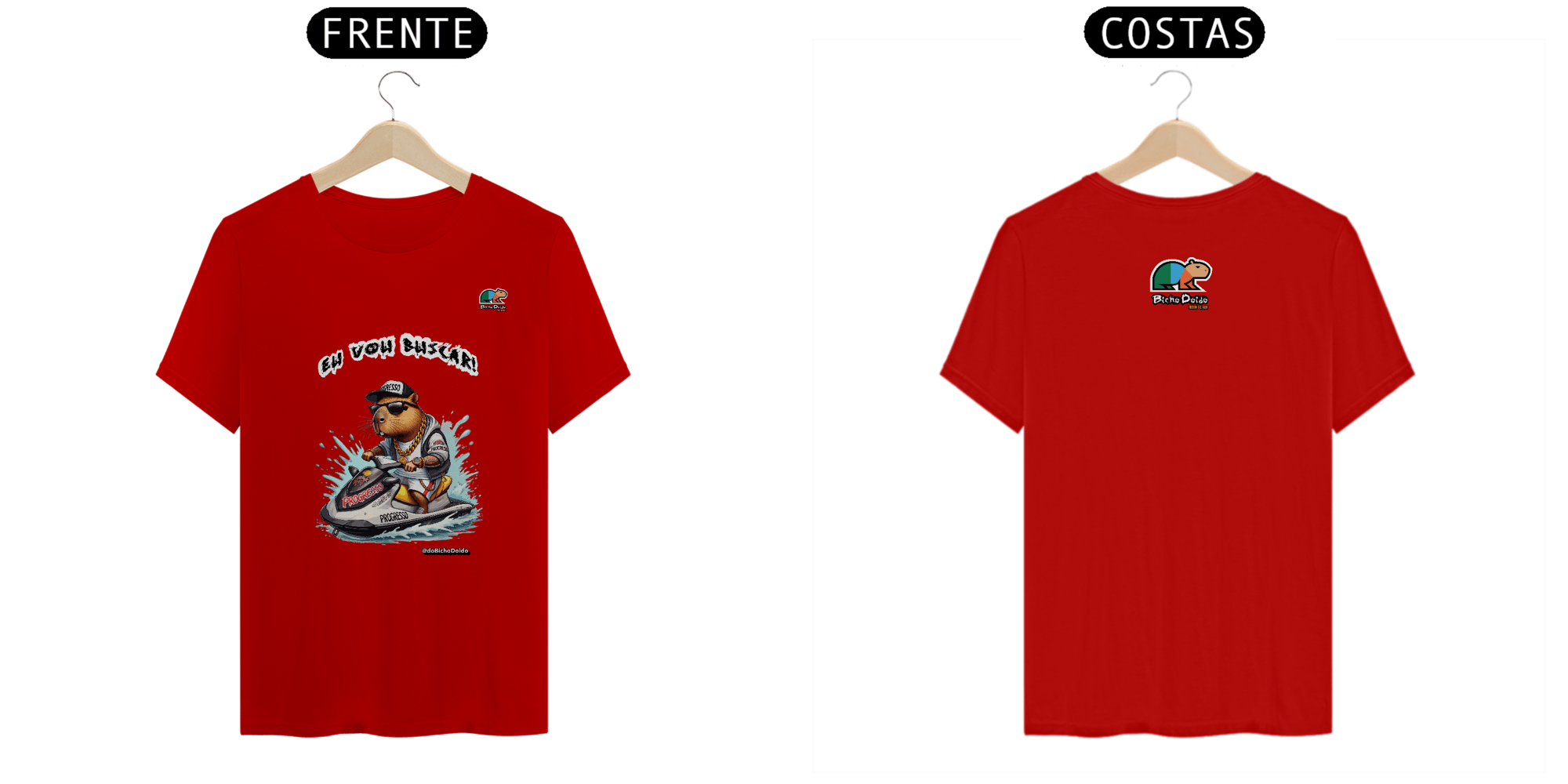 Camiseta Quality, Eu vou buscar, Na onda do Jetsky, Bicho Doido