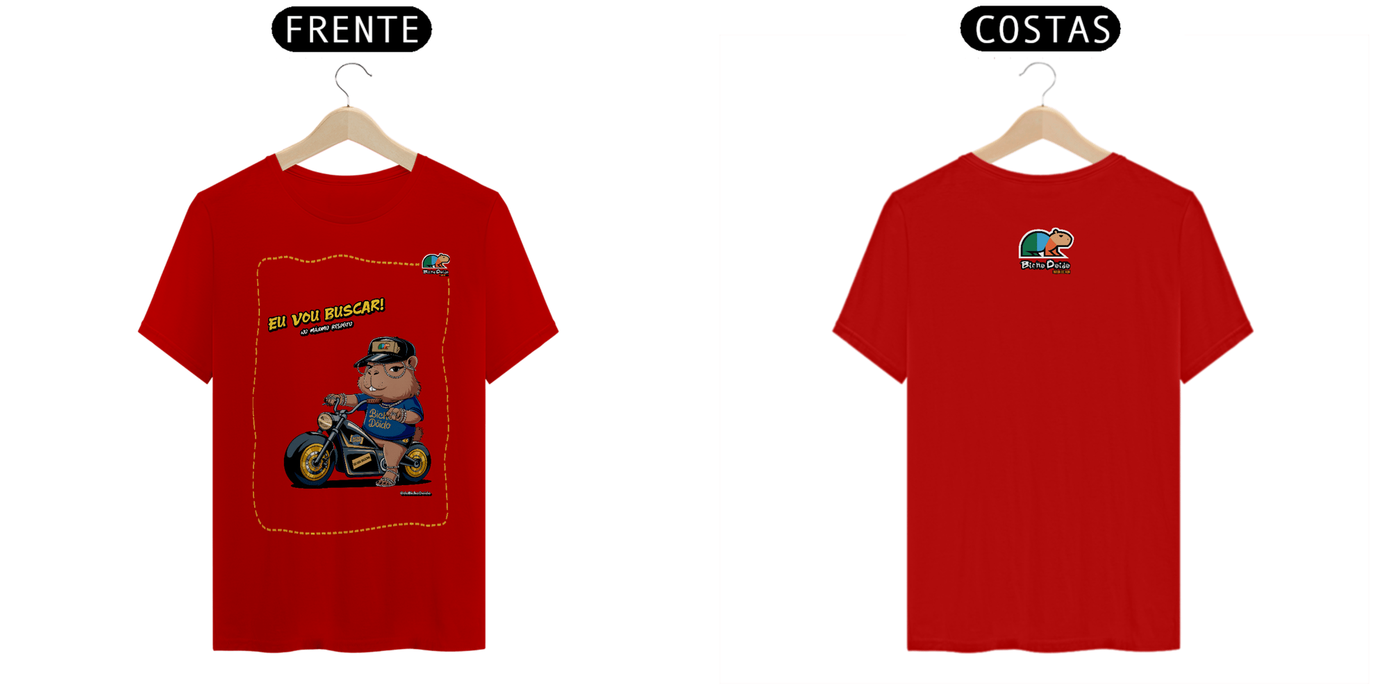 Camiseta Quality, Eu vou buscar, No pique da estradeira, Bicho Doido